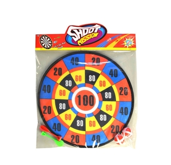 Terč so šípkami a loptičkami, 36x46cm