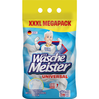 WascheMeister Universal 10,5 kg 140 PD univerzálny prací prášok