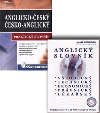 Anglicko-český, česko-anglický slovník + CD