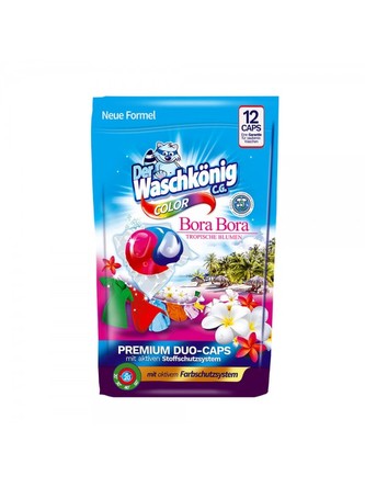WaschKönig kapsle na praní DUO-CAPS 12ks Bora-Bora Color