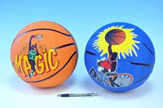 Míč basketbalový velikost 7; 2 druhy - 1 kus