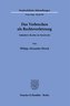 Das Verbrechen als Rechtsverletzung.