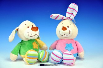 Zvířátko plyš 42cm; 2 druhy od 0 měsíců - 1 kus