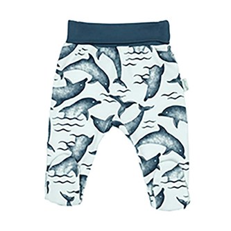 Kojenecké bavlněné polodupačky Nicol Dolphin - velikost 68 (4-6m)