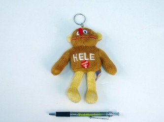 Přívěšek na klíče Hele plyš česky mluvící 16cm na kartě Jů a Hele