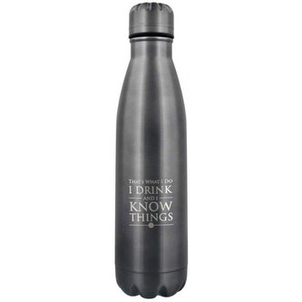 Láhev Game of Thrones - I Drink And I Know Things