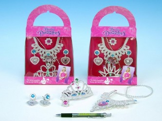 Sada krásy s korunkou, 2 druhy, v krabičce - 1 kus