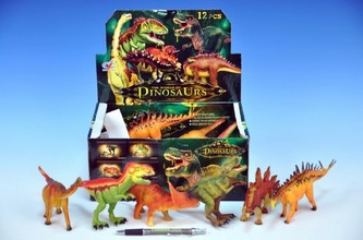 Dinosaurus plast 15-18cm; 6 druhů - 1 kus