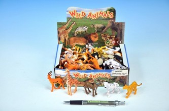 Zvířátka safari/ZOO plast 5-6cm asst 12 druhů