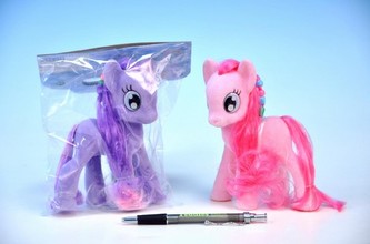 Poník - Kůň fliška 15cm; 2 barvy; v sáčku - 1 kus