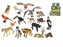 Zvířátka safari/ZOO menší plast 5,5-15cm asst 17 druhů