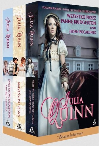 Pakiet Wszystko przez pannę Bridgerton, czyli jeden pocałunek / Małżeństwo ze snu / Inna panna Bridgerton, czyli rejs ku mi