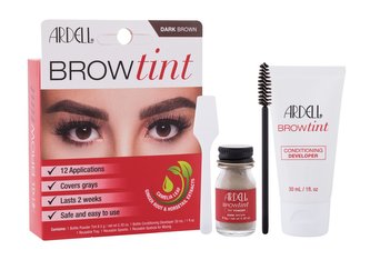 Ardell Brow Tint Péče o řasy a obočí 8,5 g Dark Brown pro ženy