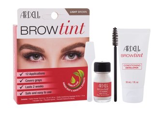 Ardell Brow Tint Péče o řasy a obočí 8,5 g Light Brown pro ženy
