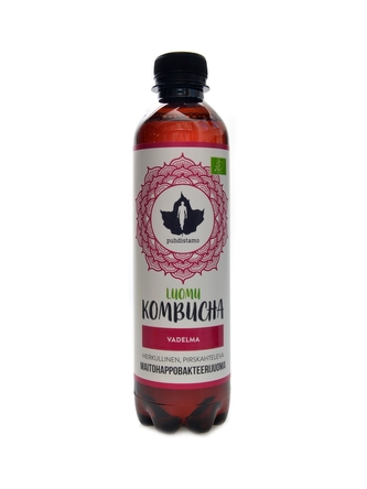 Puhdistamo - Kombucha BIO 370ml raspberry