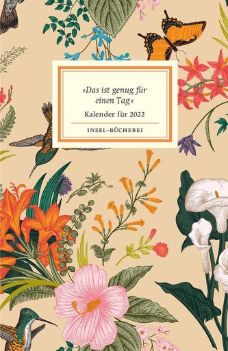 »Das ist genug für einen Tag« - Kalender für das Jahr 2022