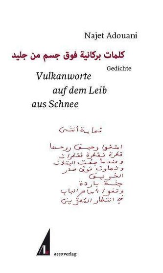 Vulkanworte auf dem Leib aus Schnee