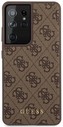 Guess 4G zadní kryt Samsung Galaxy S21 Ultra,Brown