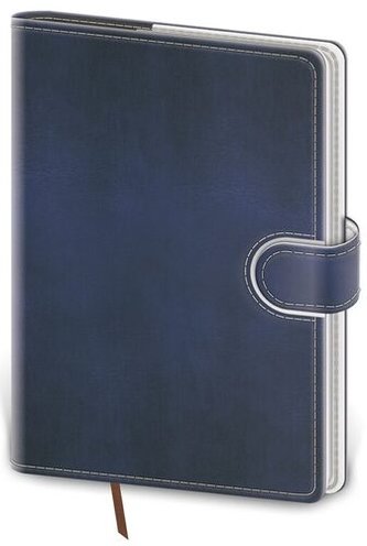 Diář 2022 denní B6 Flip - modro/bílá