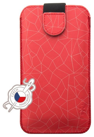 FIXED Soft Slim puzdro so zatváraním 3XL, Red Mesh