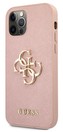 Guess Saffiano Big 4G Case iPhone 12/12 Pro, Pink