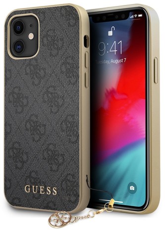 Guess Charms Hard Case 4G iPhone 12 Mini, Grey