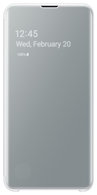 Samsung EF-ZG970CW Flip ClearView Galaxy S10e,Whit