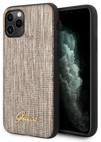 Guess Lizard Hard Case iPhone 11 Pro, Gold