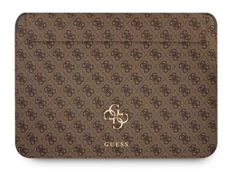 Guess 4G Metal Logo Comp. Sleeve do vel. 13\",Brown