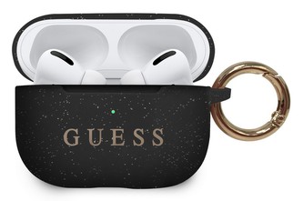 Guess TPU puzdro Apple Airpods Pro, čierne