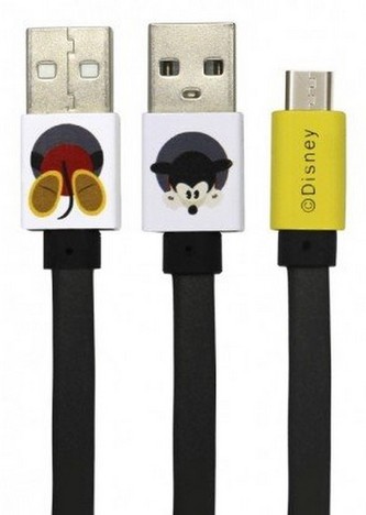 Disney Mickey datový kabel microUSB, Black