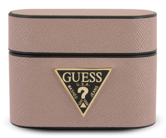 Guess Saffiano Hard Case Apple Airpods Pro, Pink