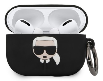 Karl Lagerfeld Karl Case Apple Airpods Pro, čierne