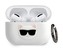 Karl Lagerfeld Choupette Case Airpods Pro, biele