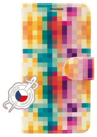 FIXED FIT pouzdro kniha Huawei P Smart 2019, Dice