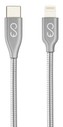 Epico nerezový USB-C to Lightning kabel Silver