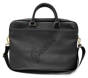 Guess PU Saffiano Script Computer do vel. 16\", BLK