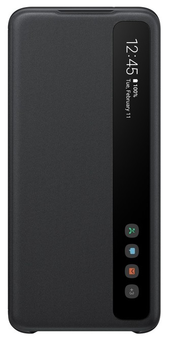 Samsung EF-ZG980CB Flip ClearView Galaxy S20,Black