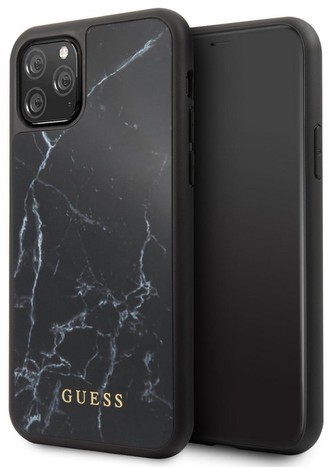 Guess Marble Hard Case iPhone 11, Black