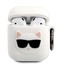 Karl Lagerfeld Choupette Case Apple Airpods, White