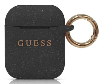 Guess TPU puzdro Apple Airpods, čierne