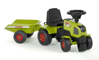 Odstrkovadlo - traktor Claas s volantom a valníkom