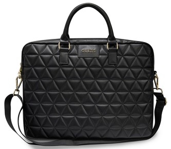 Guess Quilted Computer Bag do velikosti 15\", Black