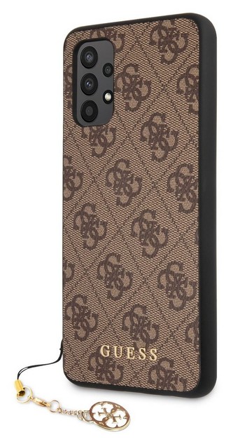 Guess Charms Hard Case 4G Galaxy A32 4G, Brown