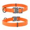 Obojek voděodolný Waudog Collartex Fastex oranžový (23-35cm/1,5cm)