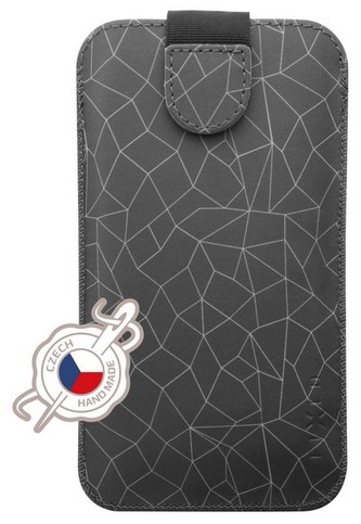 FIXED Soft Slim pouzdro se zavíráním 4XL+,GreyMesh