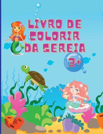 Livro de colorir sereia