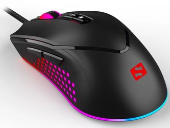 Sandberg Azazinator, optická herní myš, 6400dpi, černá