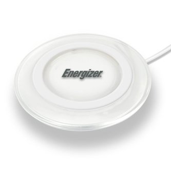 Energizer bezdrátová nabíječka, podložka, Wireless Charger Pad 5W, micro USB kabel, bílá