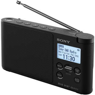 Sony XDR-S41D, přenosné digitální rádio DAB/DAB+ s LCD displayem, černá